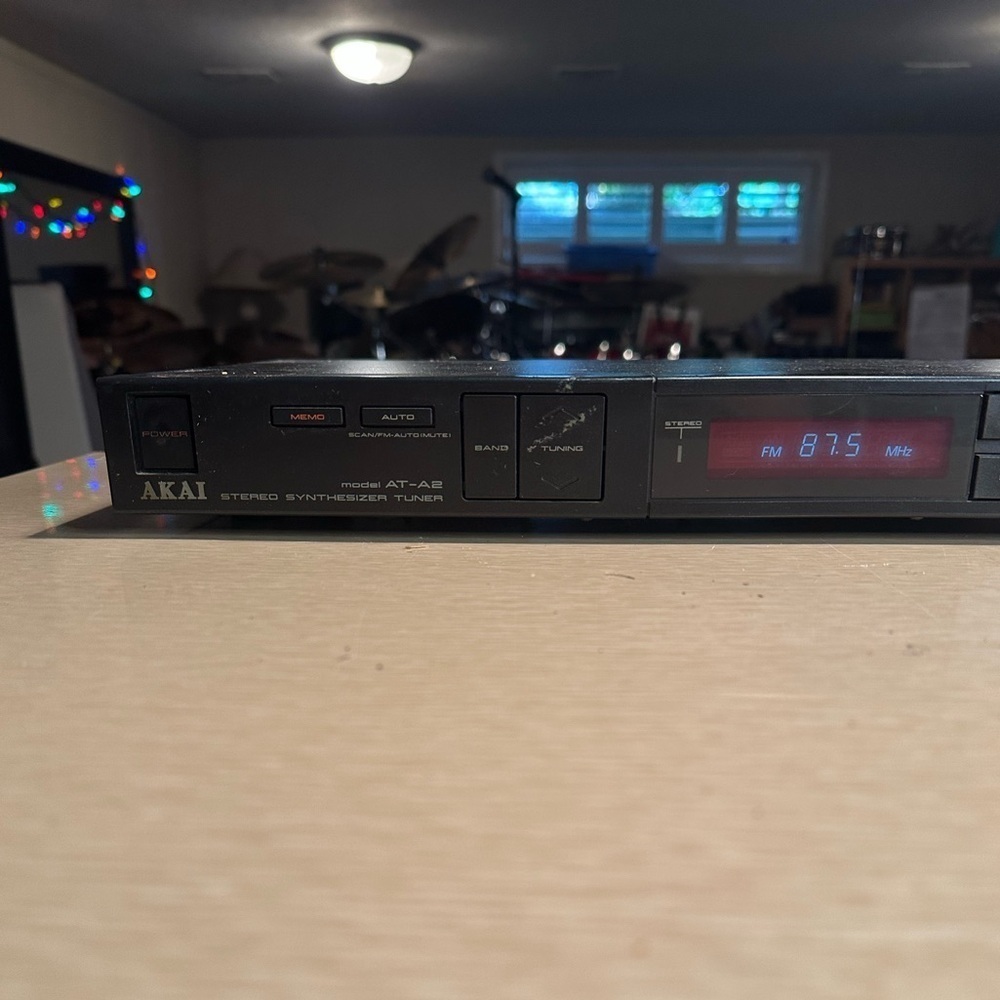 Vintage Akai AT-A2 Stereo Synthesized Tuner Tested Working Very Rare🔥 - Picture 2 of 9